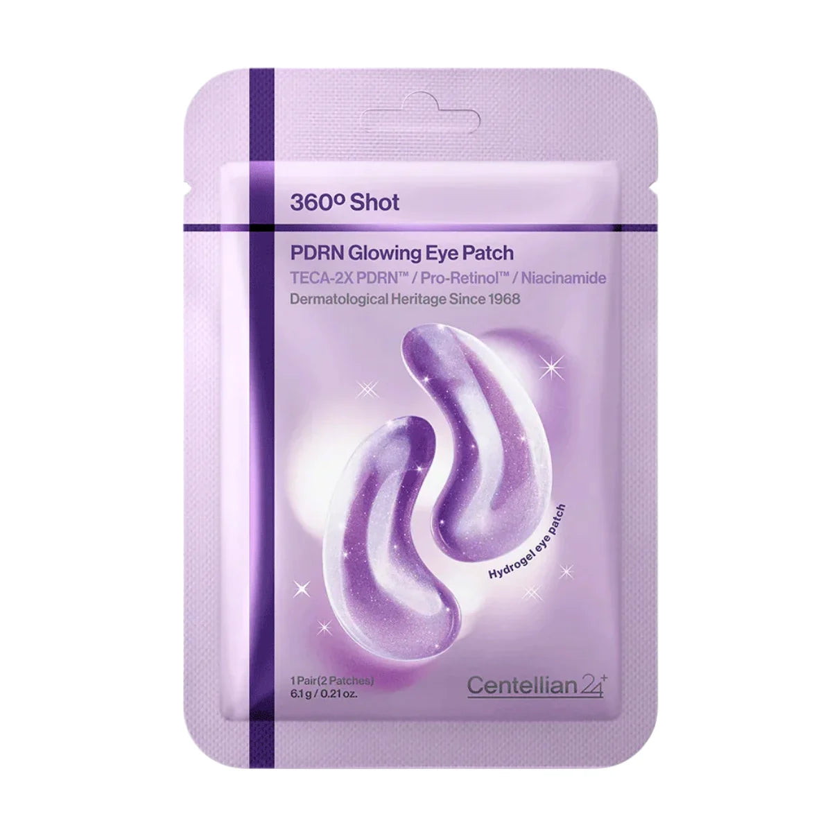 360º Shot PDRN glowing eye patch 6 ea