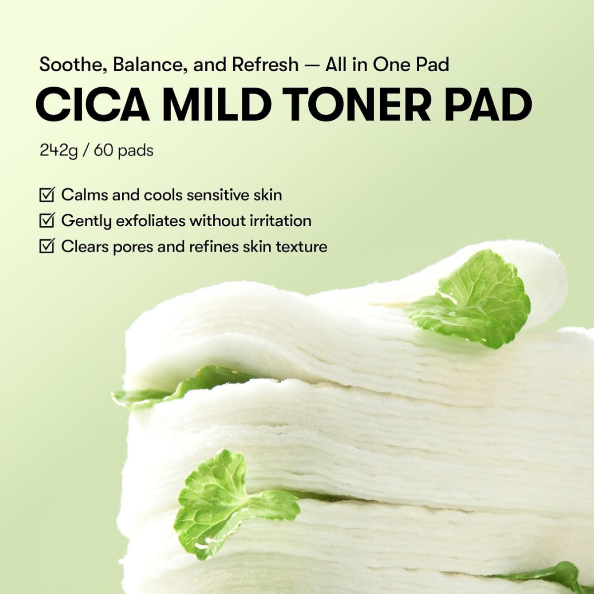 Cica Mild Toner Pad 60ea