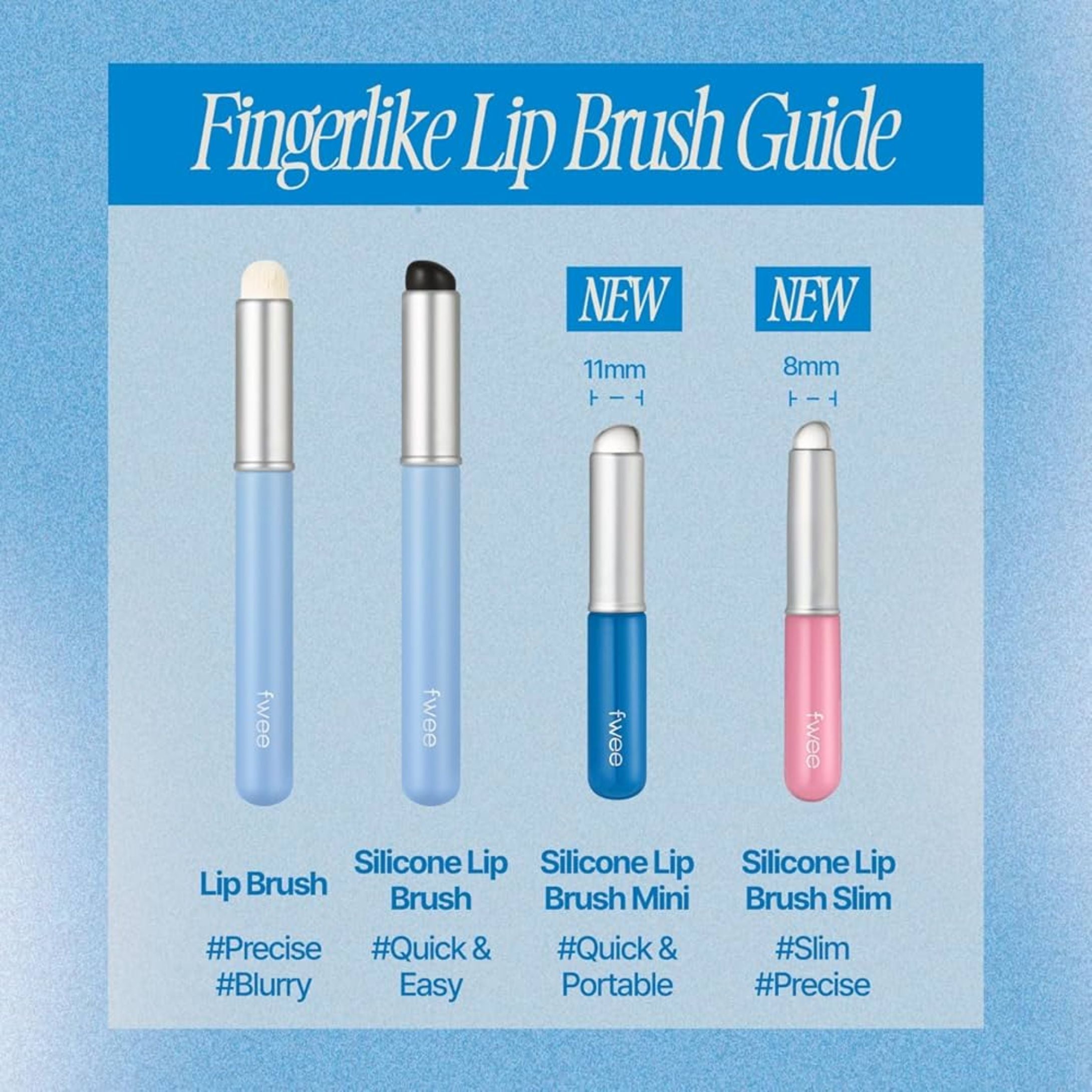 Fingerlike Lip Brush