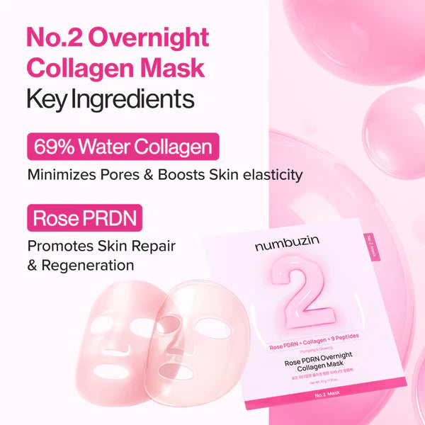 Rose PDRN Overnight Collagen Mask