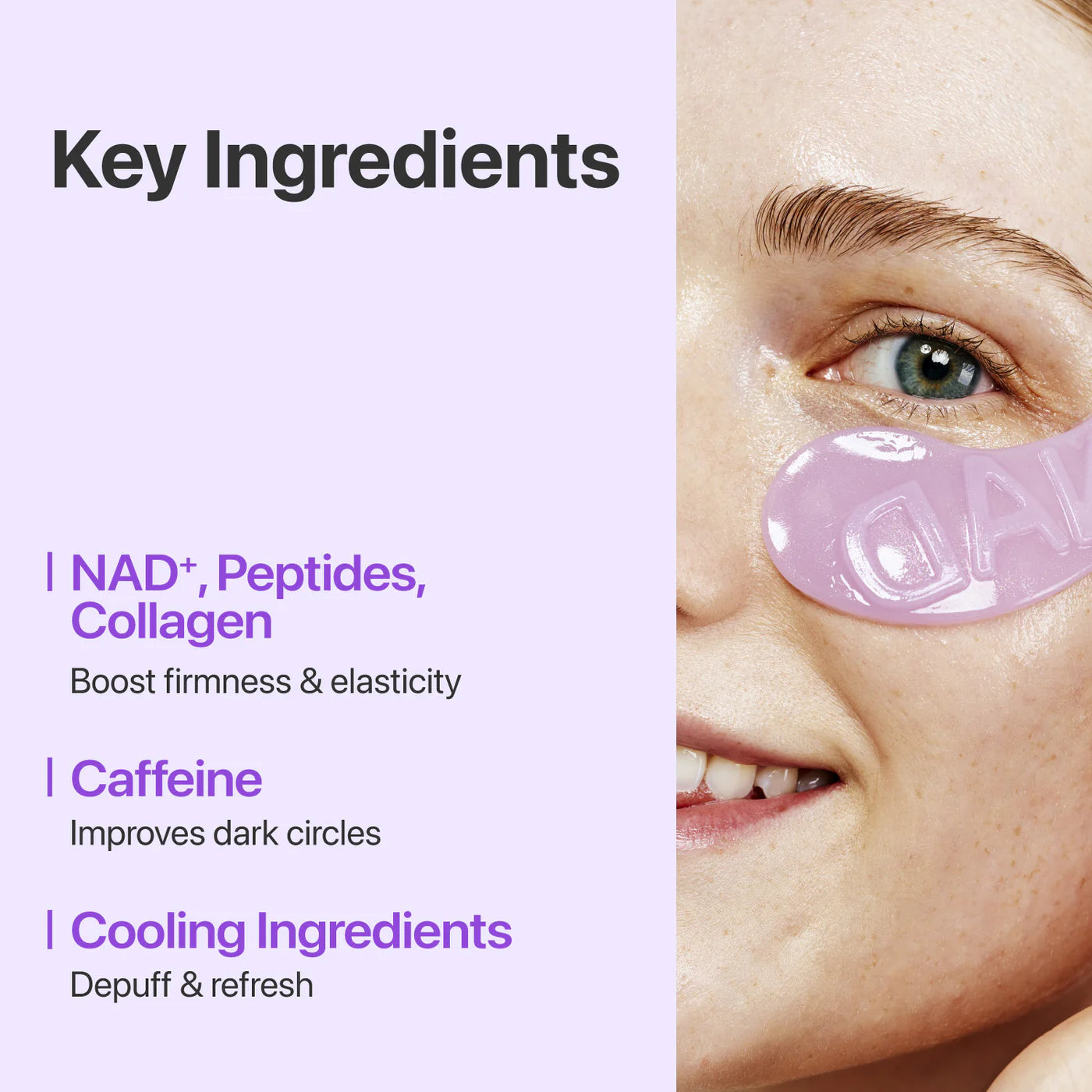 NAD+ Collagen Under Eye Patches