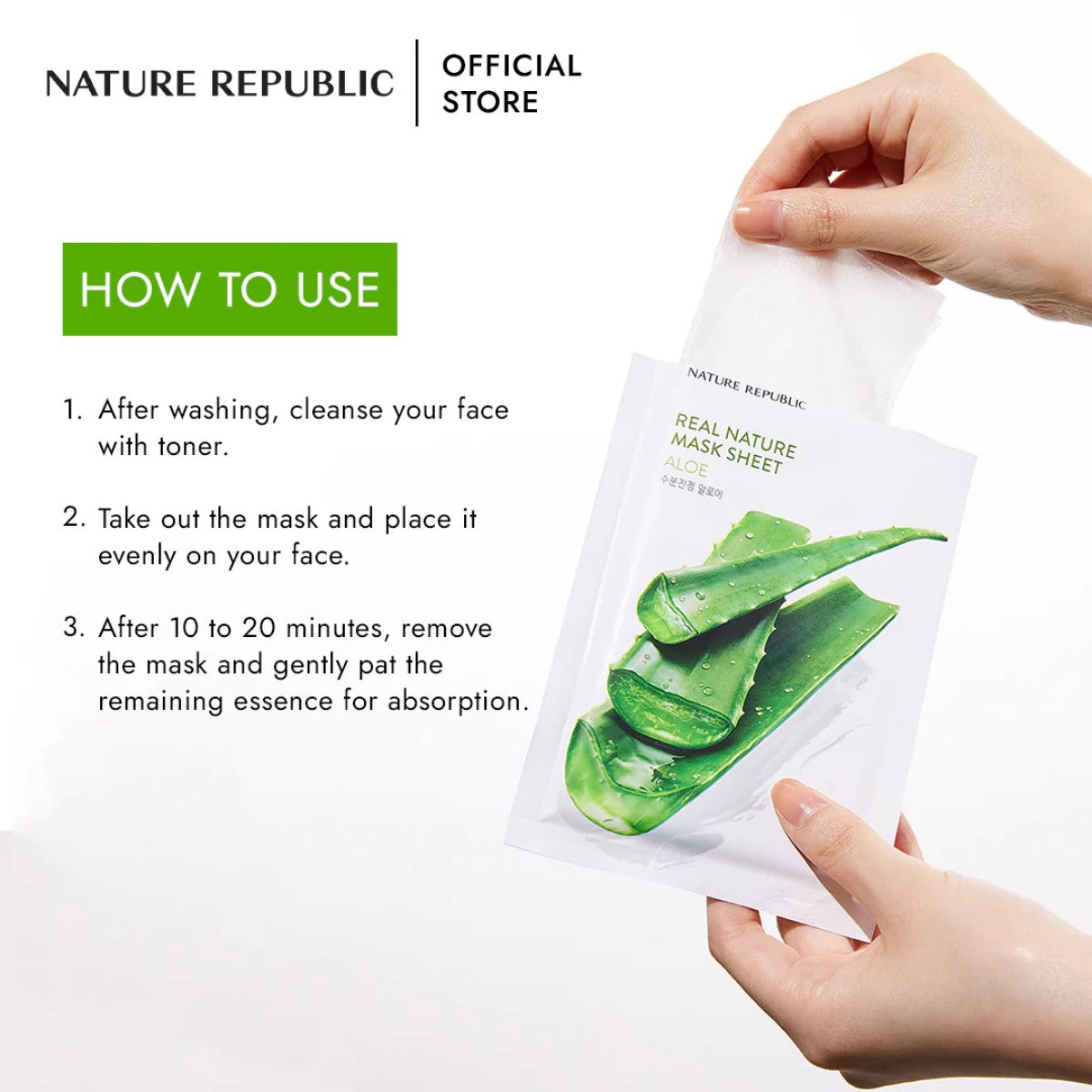 Real Nature Sheet Mask Aloe