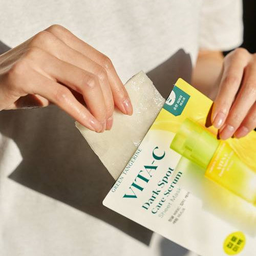 Green Tangerine Vita-C Dark Spot Care Serum Sheet Mask