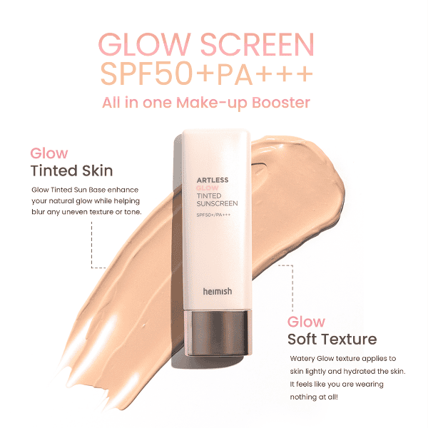 Artless Glow Tinted Sunscreen SPF50+ PA++++