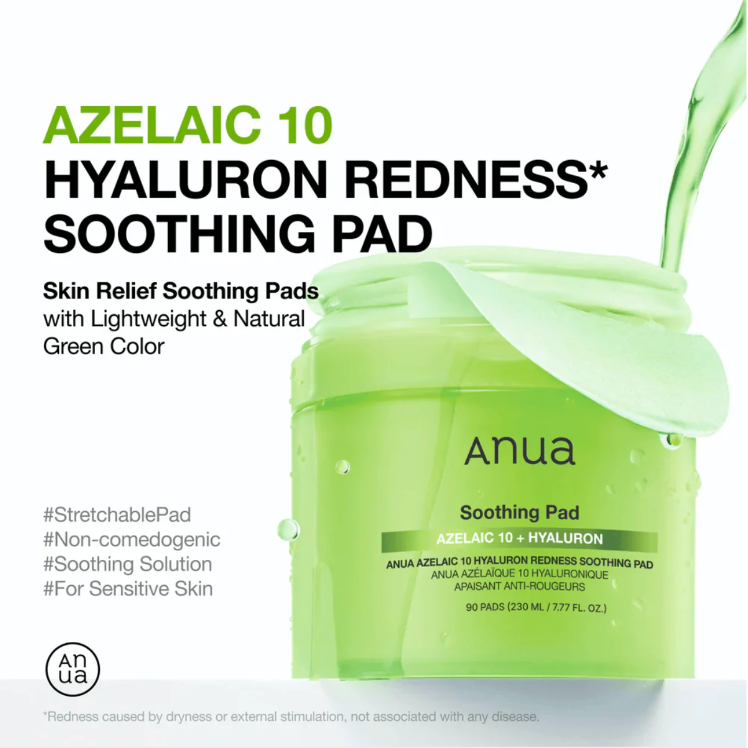 Azelaic 10% Hyaluron Redness Soothing Pad