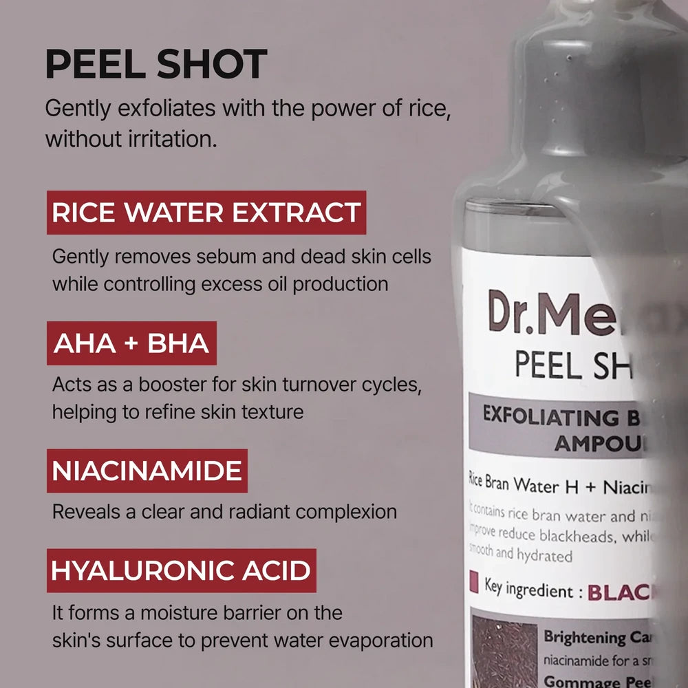 Peel Shot Exfoliating Black Rice Ampoule