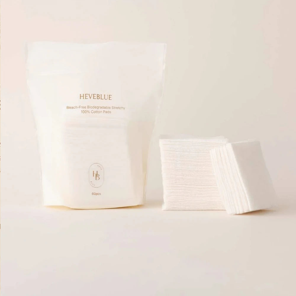 Bleach-Free Biodegradable Stretchy 100% Cotton Pads