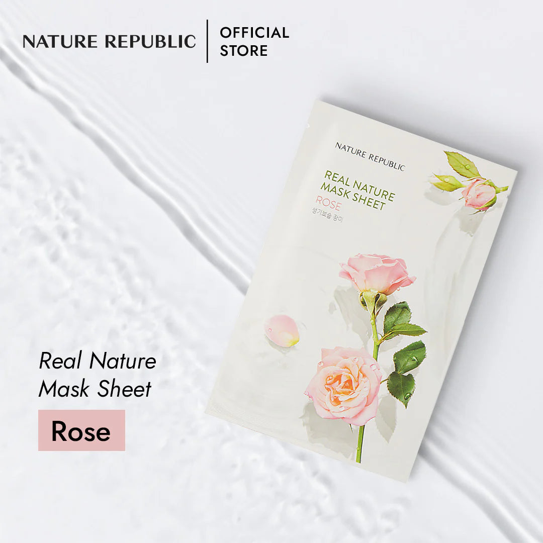 Real Nature Sheet Mask Rose