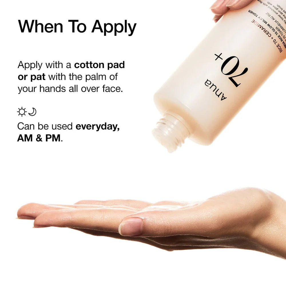 Rice 70 Glow Milky Toner