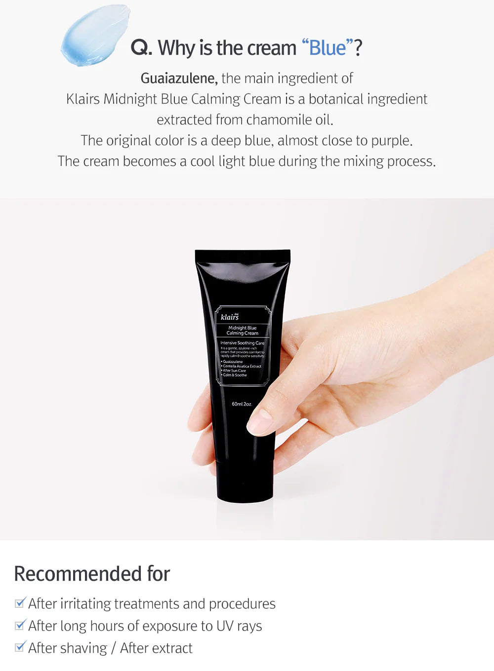Midnight Blue Calming Cream