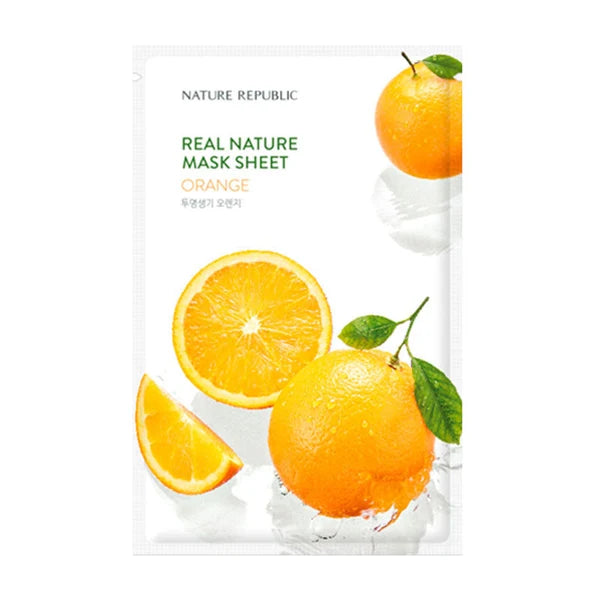 Real Nature Sheet Mask Orange