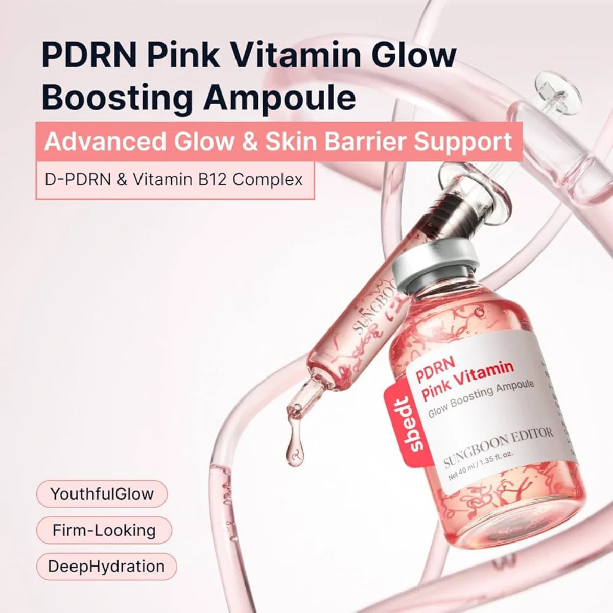 PDRN Pink Vitamin Glow Boosting Ampoule