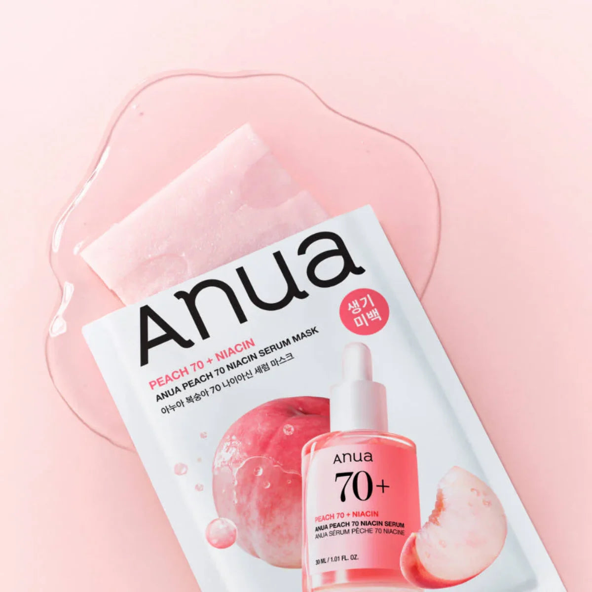 Peach Niacin Serum Mask