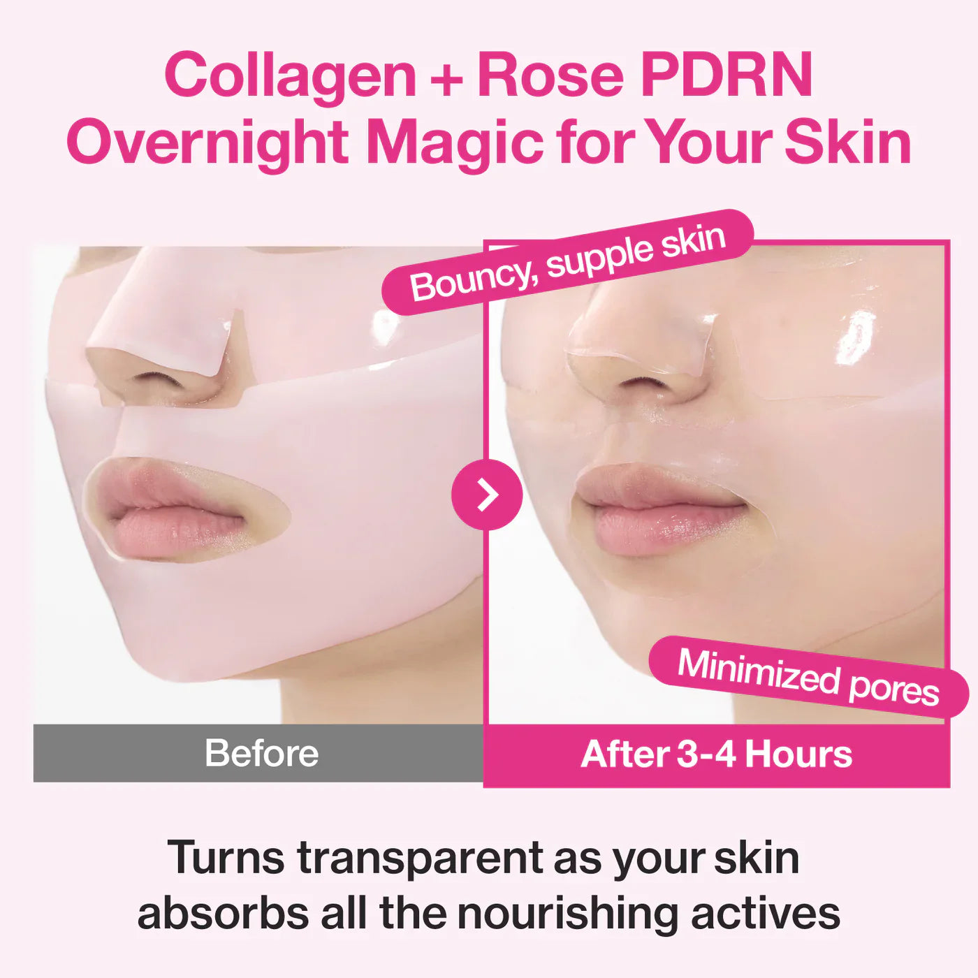 Rose PDRN Overnight Collagen Mask