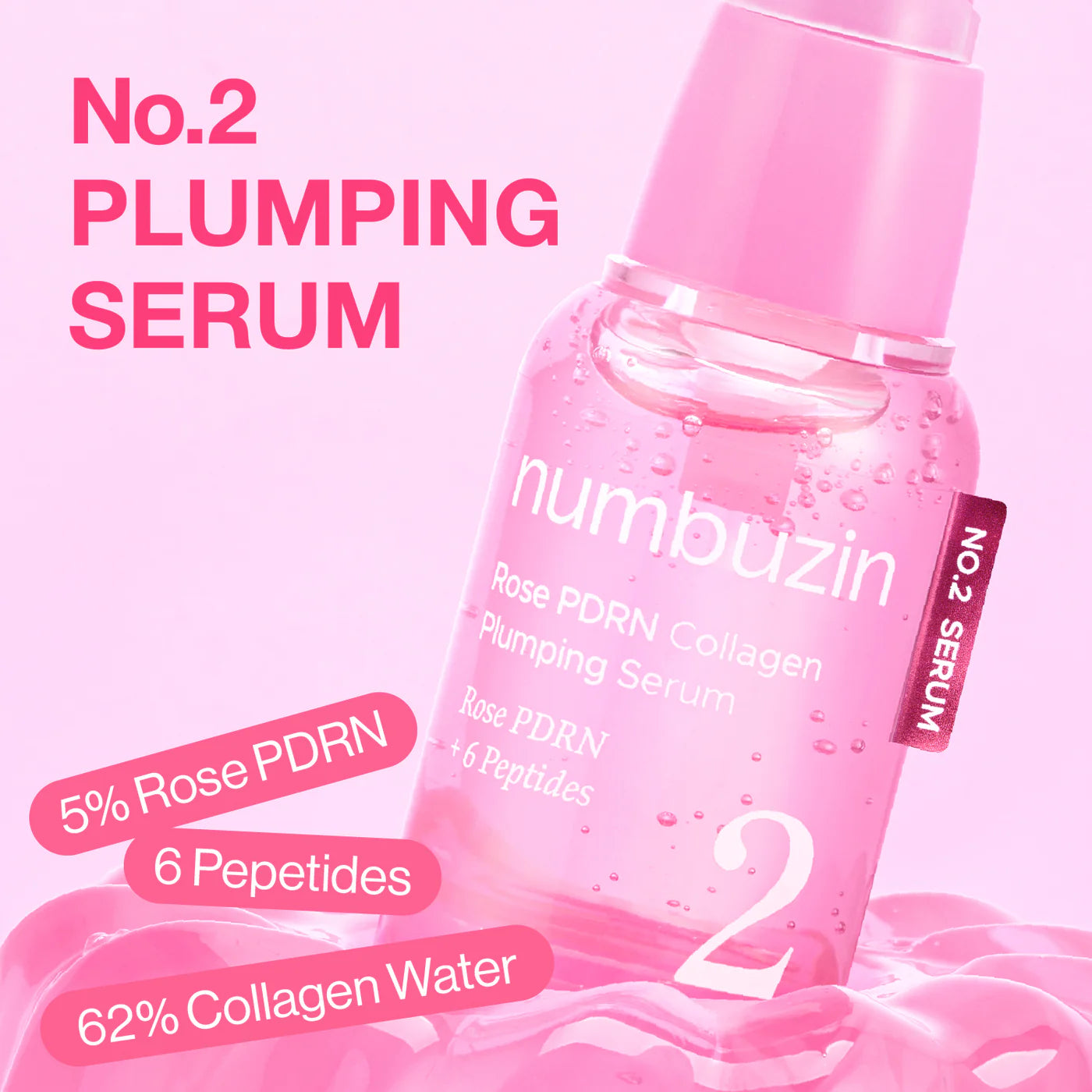 Rose PDRN Collagen Plumping Serum