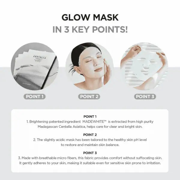Madagascar Centella Tone Brightening Glow Mask