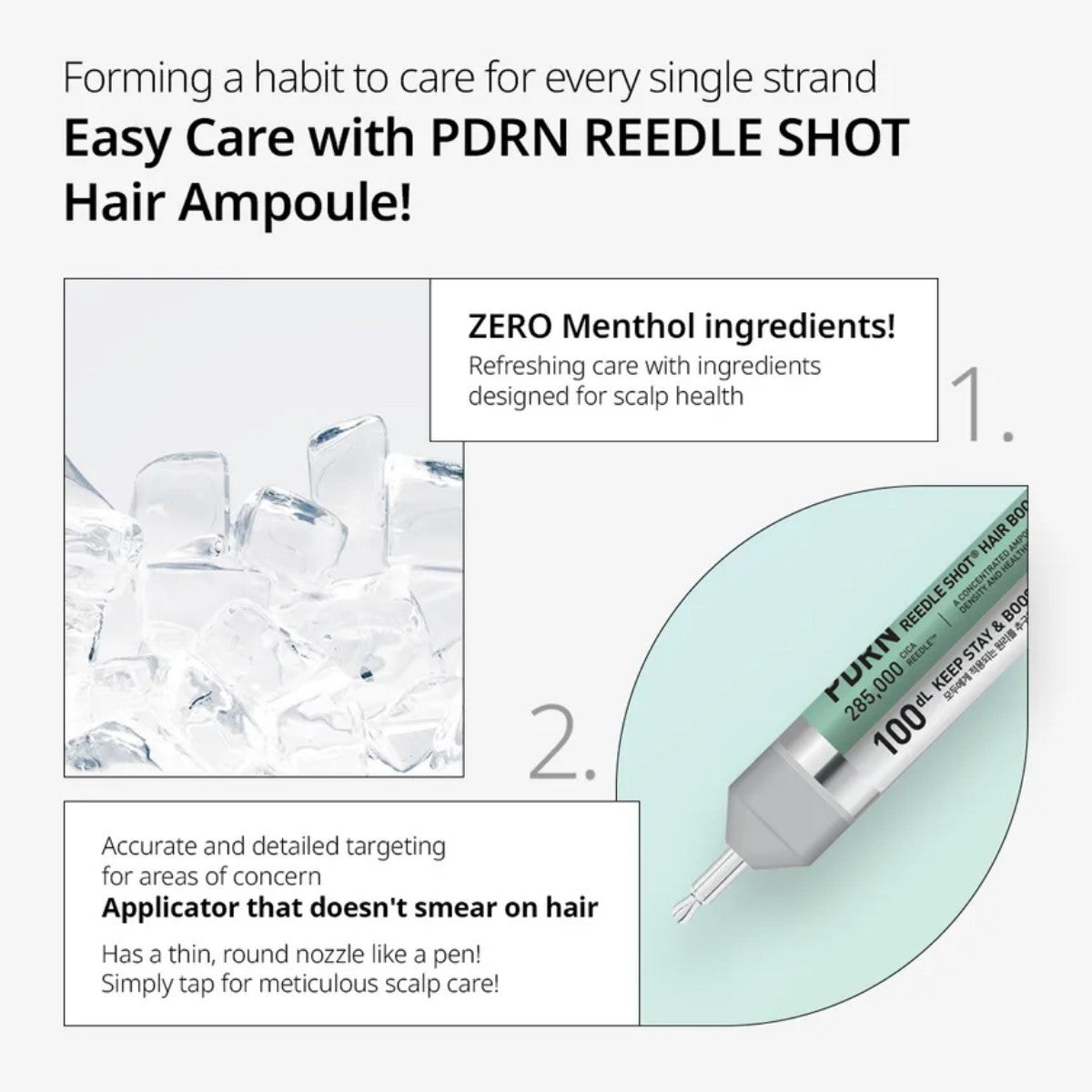 PDRN Reedle Shot Hair Ampoule 100dL