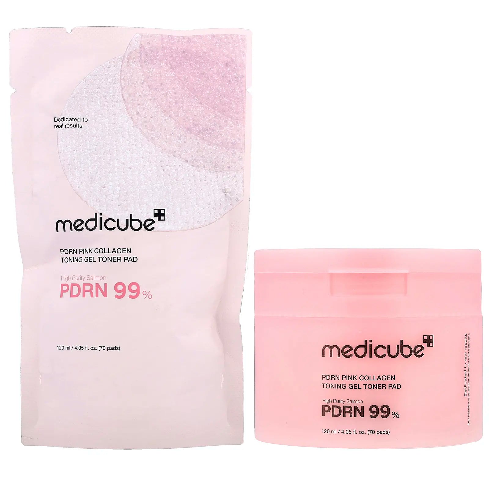 PDRN Pink Collagen Toning Gel Toner Pad