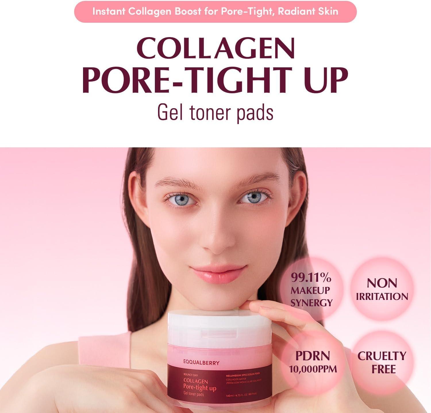 Collagen Pore-Tight Up Gel Toner Pads