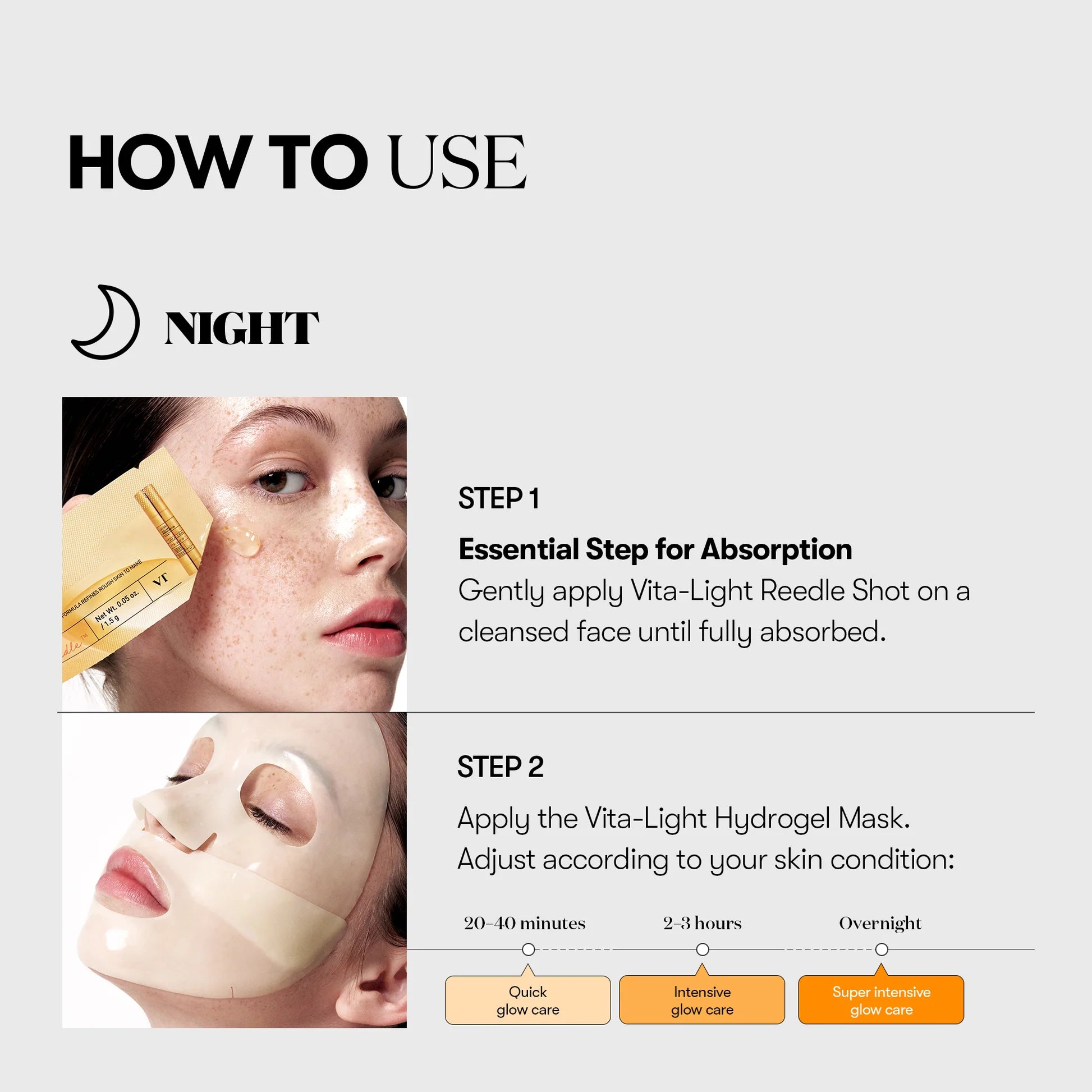 Vita-Light Reedle Shot 2-Step Mask