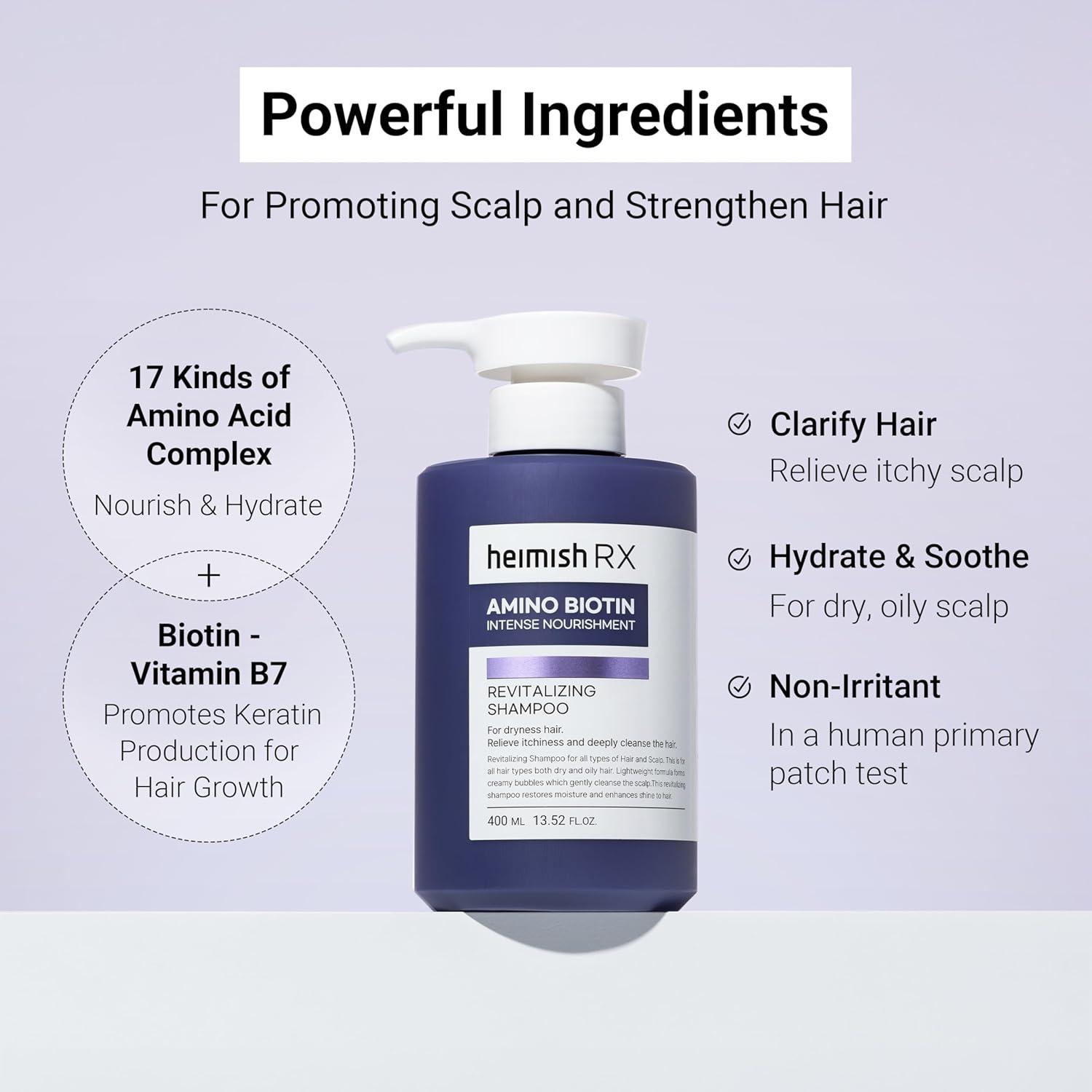 RX Amino Biotin Revitalizing Shampoo