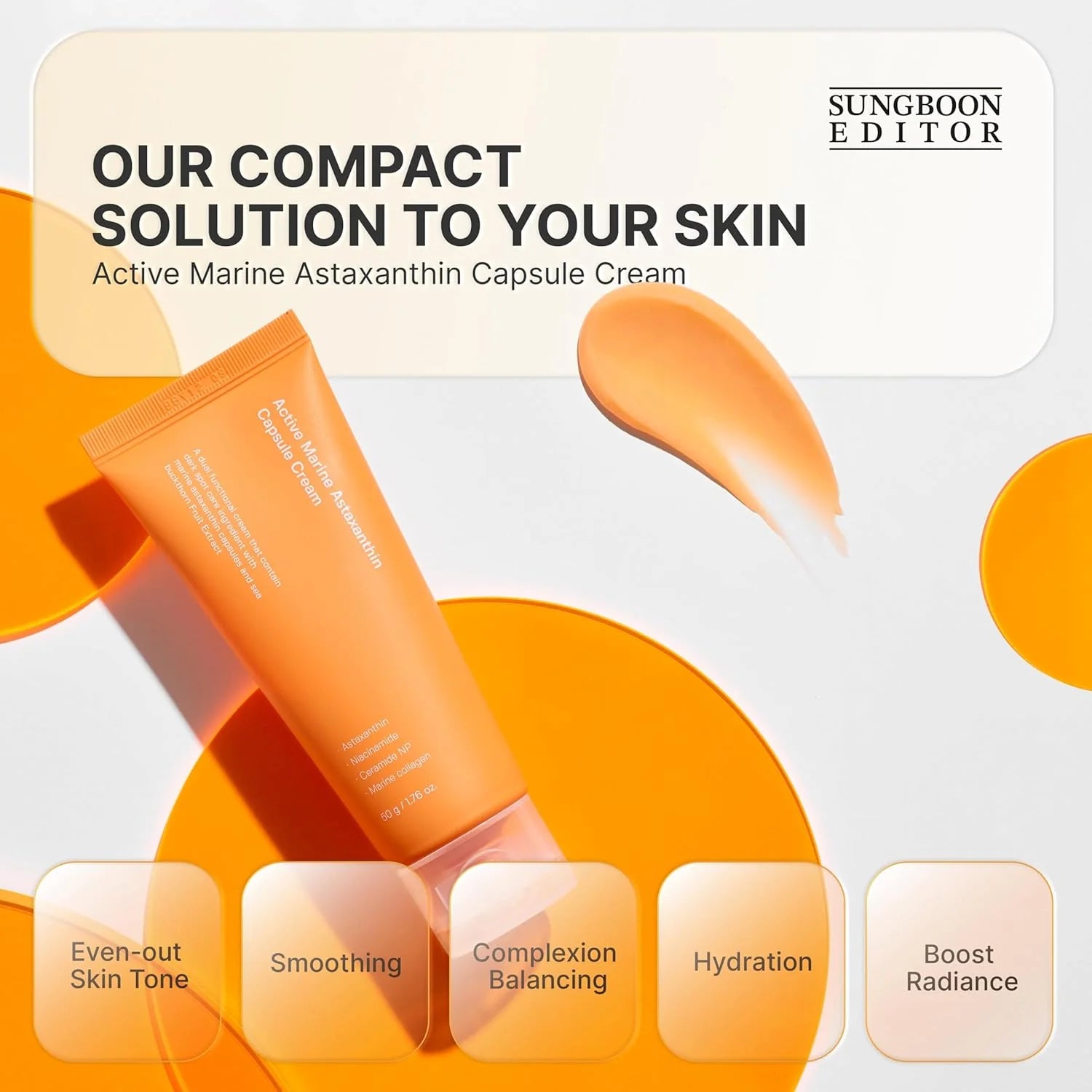 Active Marine Astaxanthin Capsule Cream