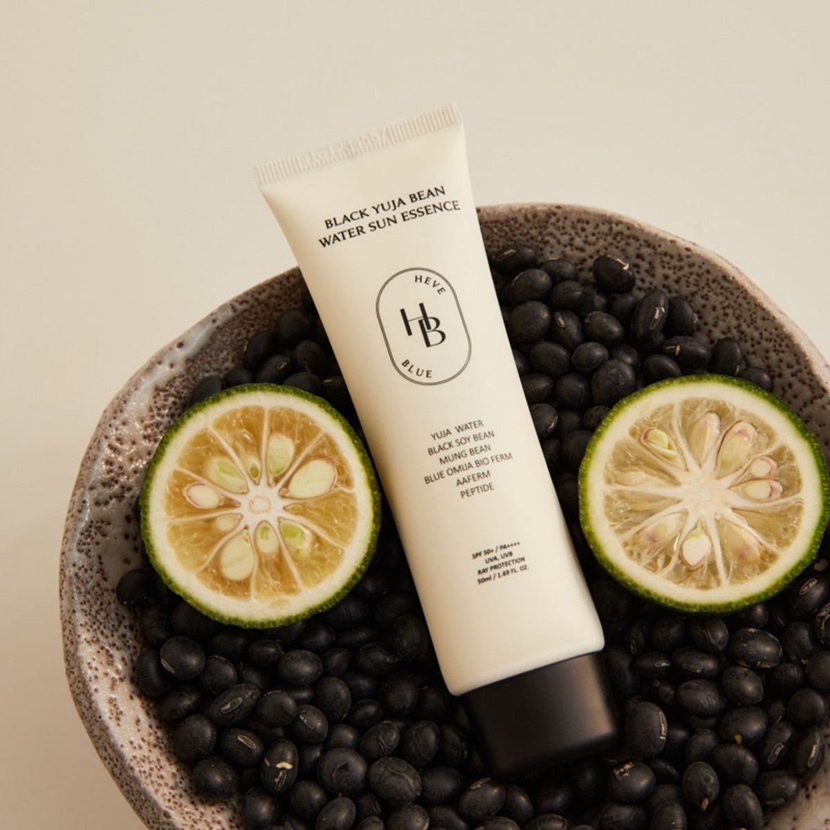 Black Yuja Bean Water Sun Essence