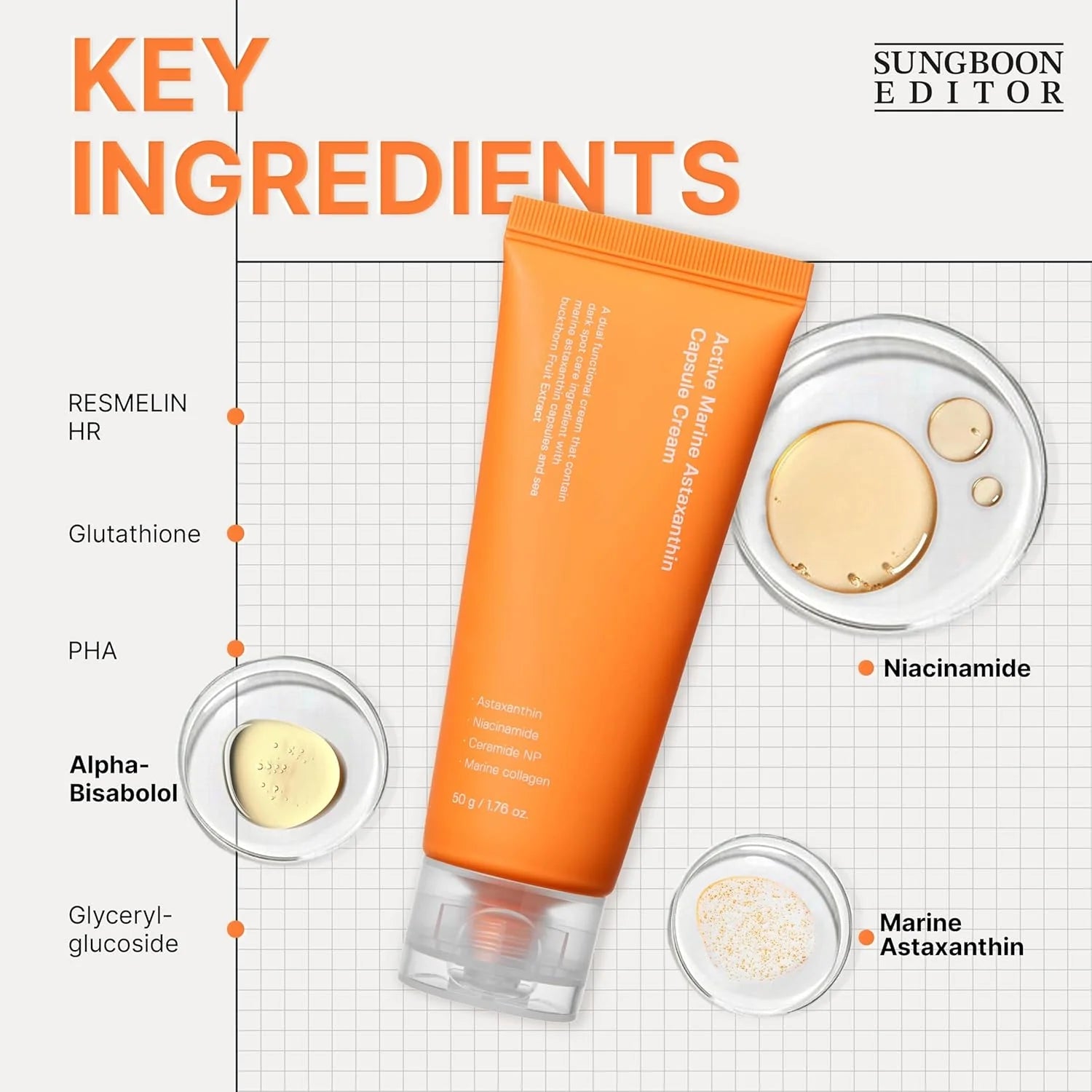 Active Marine Astaxanthin Capsule Cream