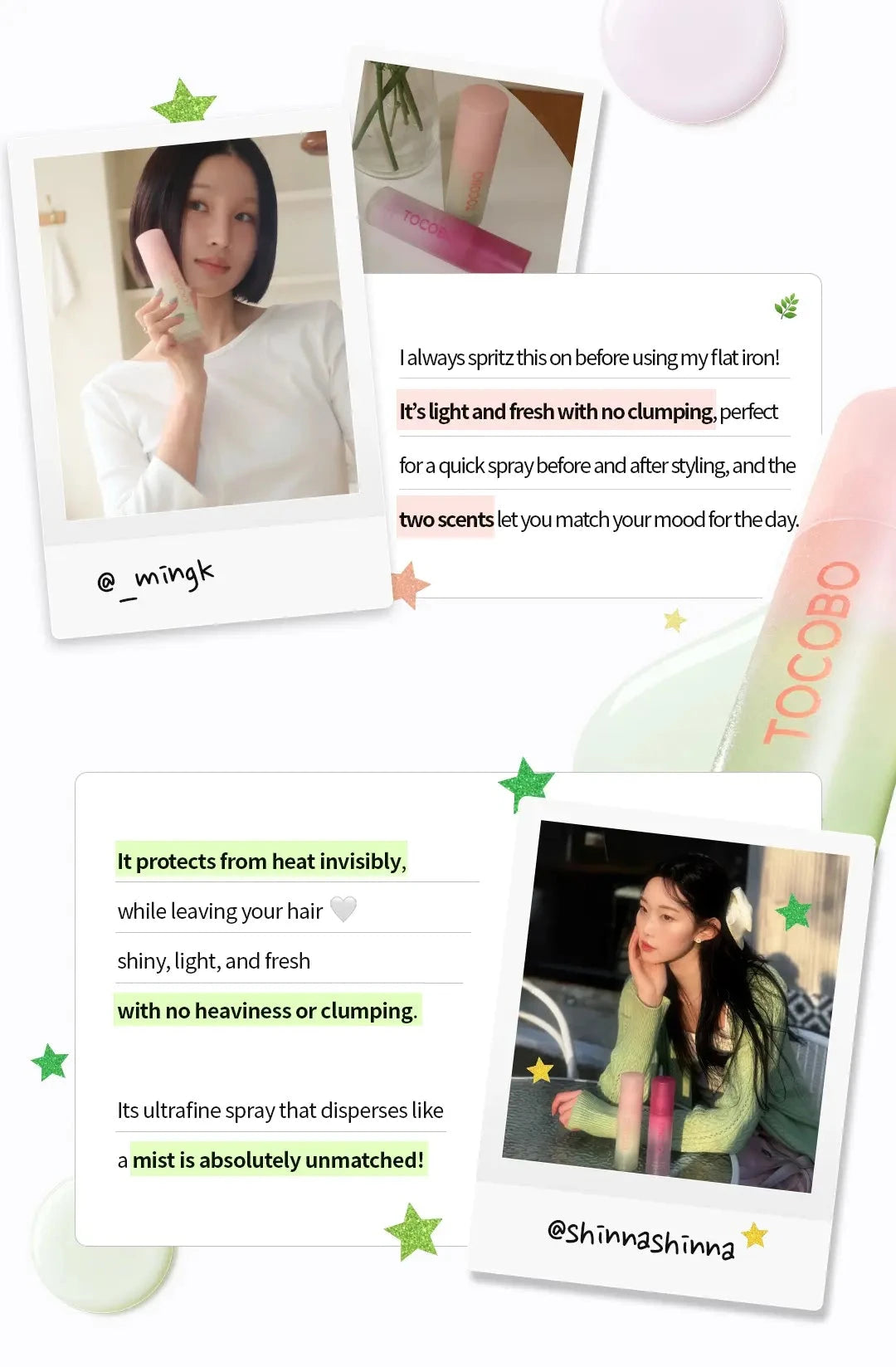 Heat Proof Hair Mist | 01 lowkey famous