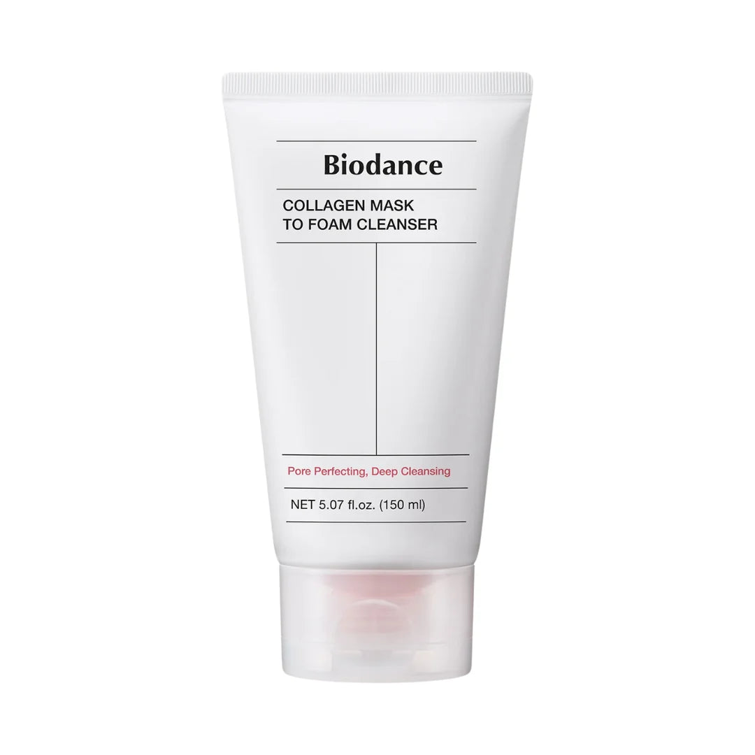 Collagen Mask to Foam Cleanser