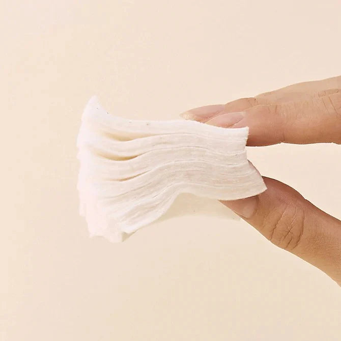 Bleach-Free Biodegradable Stretchy 100% Cotton Pads