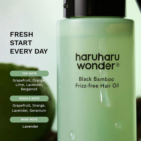 Black Bamboo Frizz-free Hair Oil