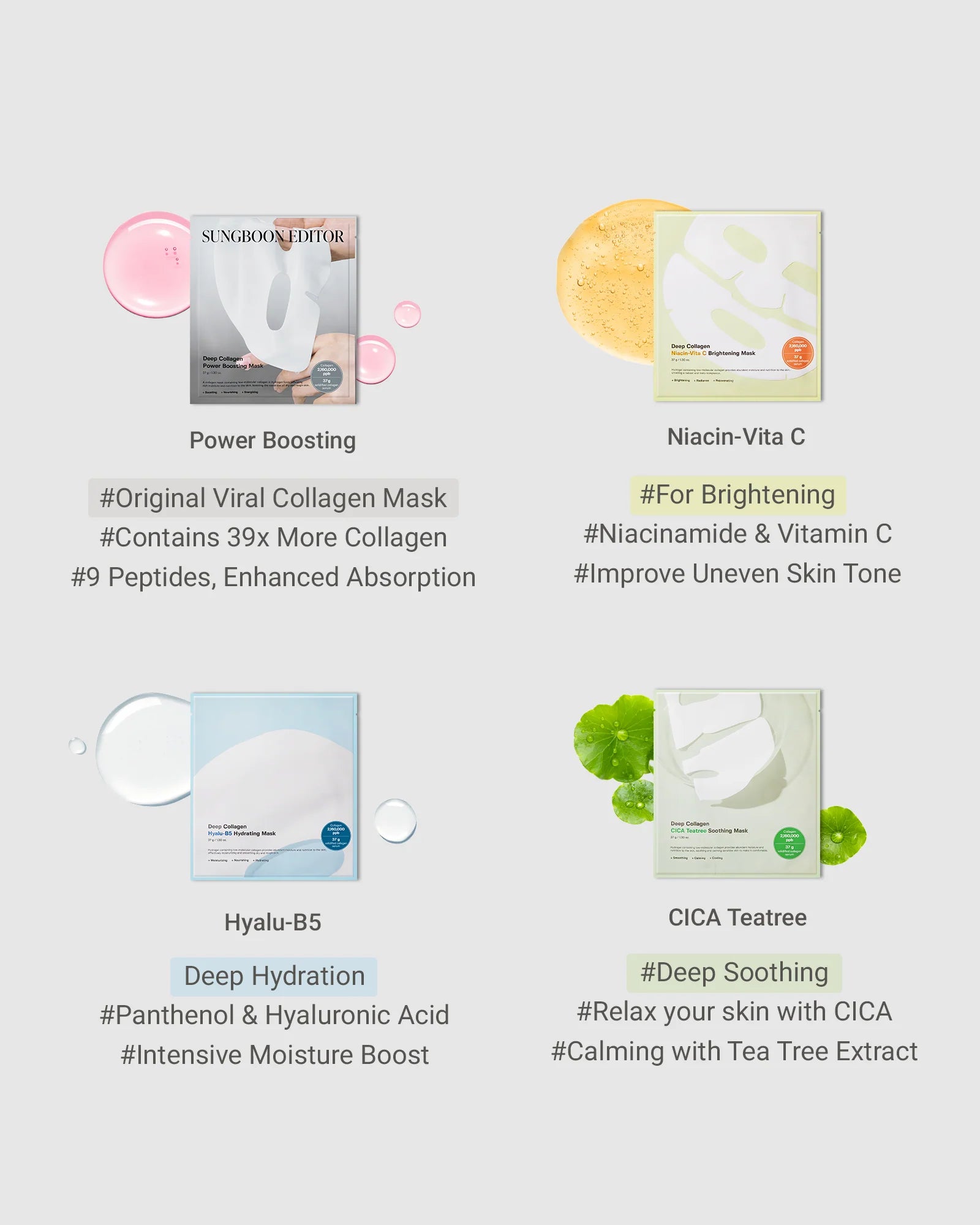 Deep Collagen Cica Teatree Soothing Mask