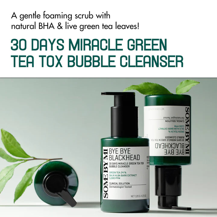 30 Days Miracle Green Tea Tox Bubble Cleanser