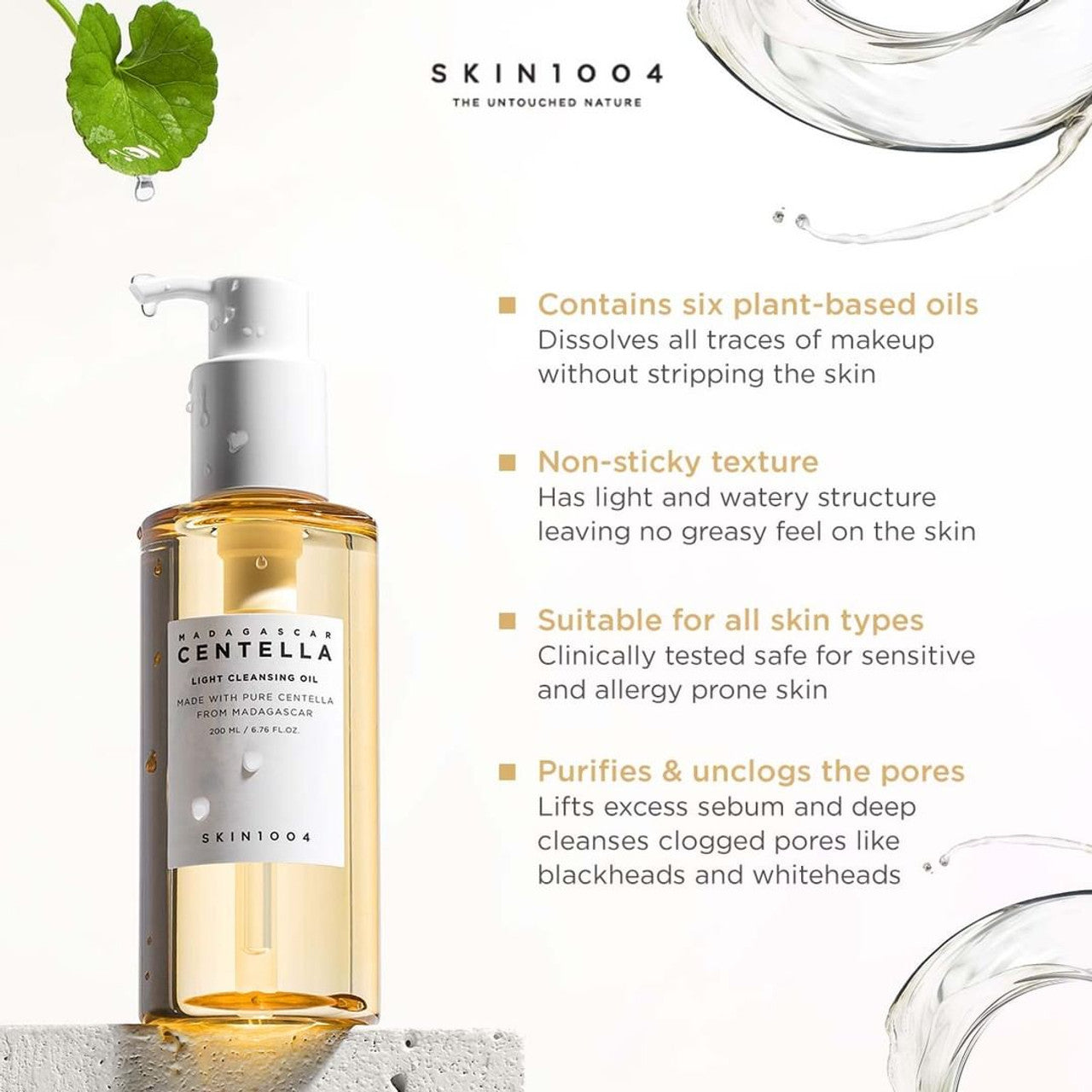Madagascar Centella Light Cleansing Oil