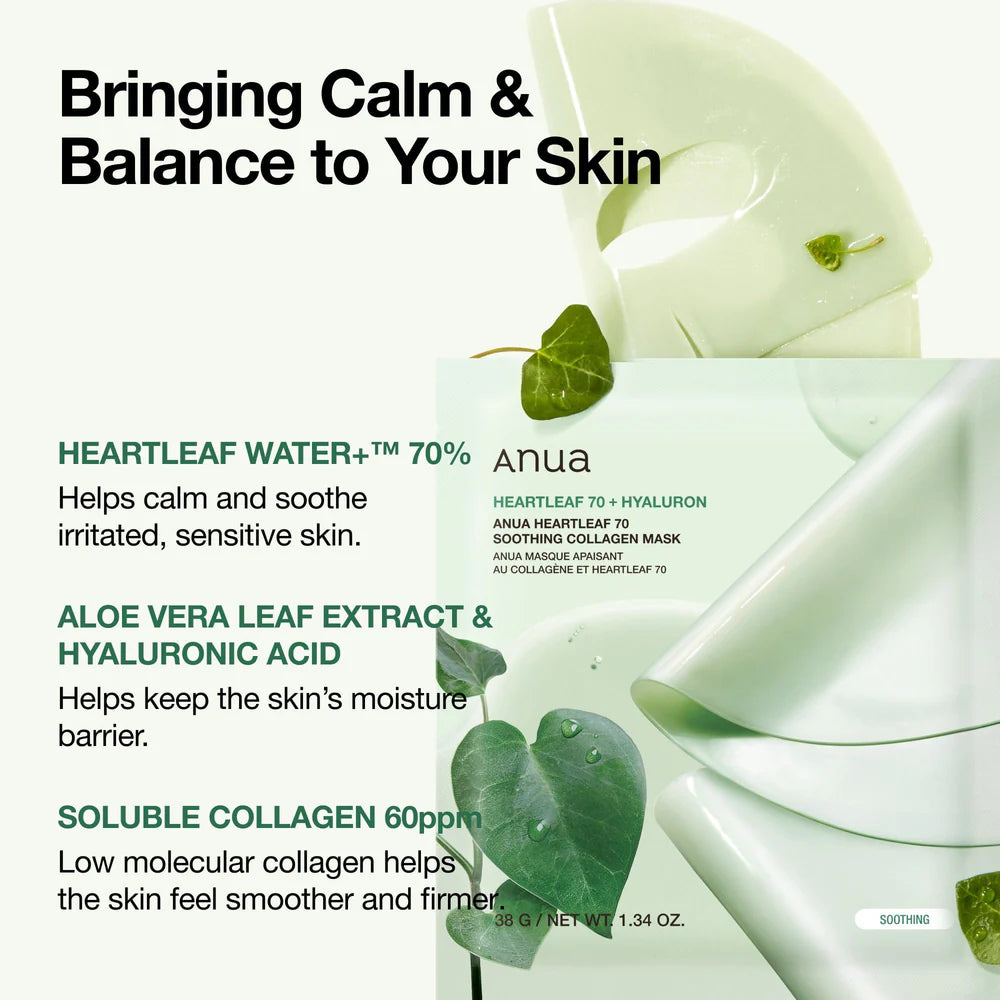 Heartleaf 70 Soothing Collagen Mask