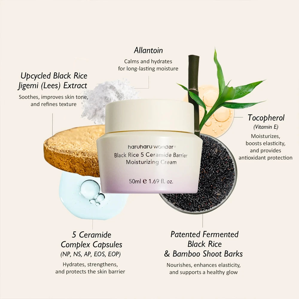 Black Rice 5 Ceramide Barrier Moisturizing Cream