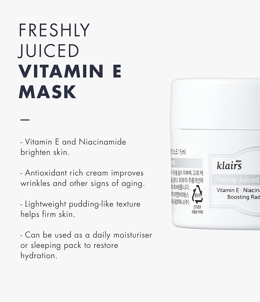 Freshly Juiced Vitamin E Mask