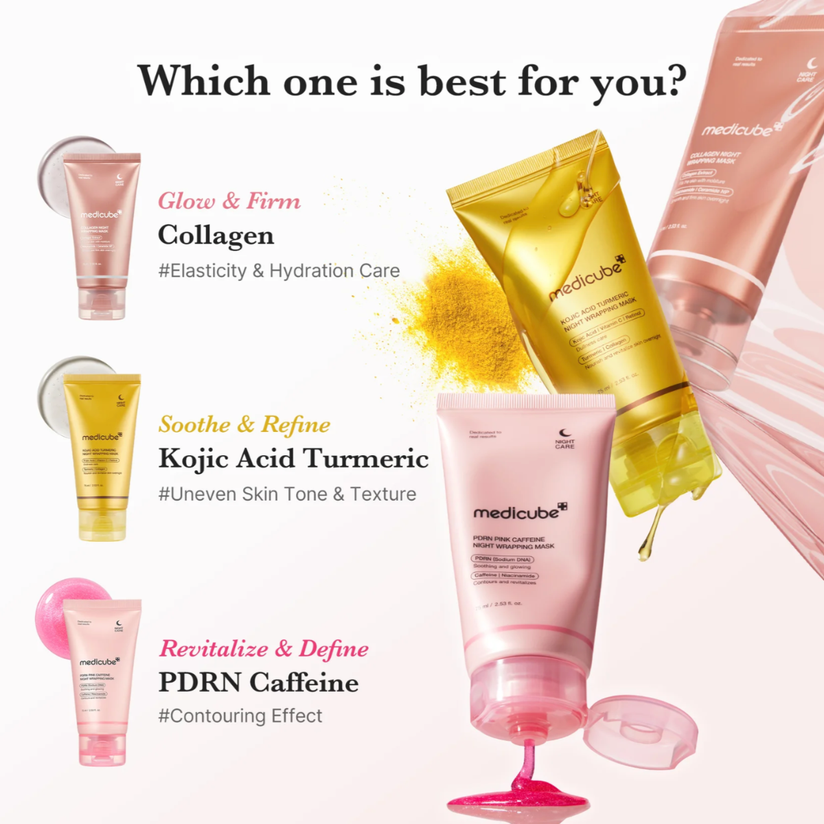 PDRN Pink Caffeine Night Wrapping Mask