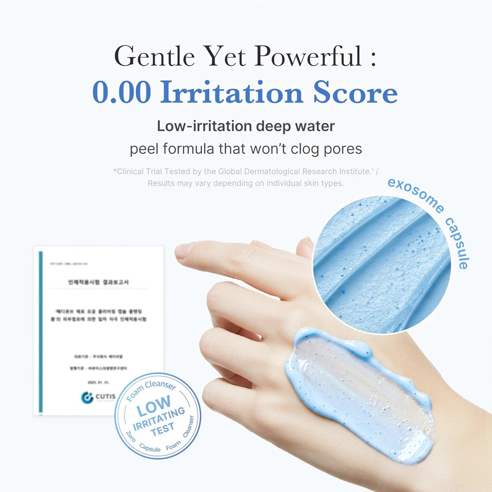 Zero Pore SA Clear Capsule Cleansing Foam